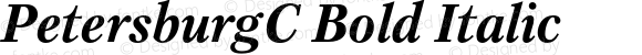 PetersburgC Bold Italic