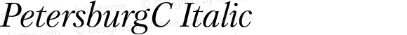 PetersburgC-Italic