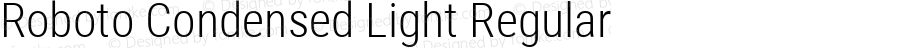 Roboto Condensed Light Regular