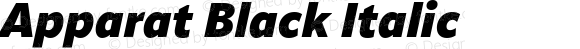 Apparat Black Italic