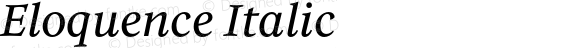 Eloquence Italic