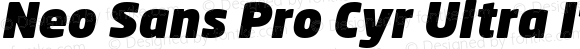 Neo Sans Pro Cyr Ultra Italic