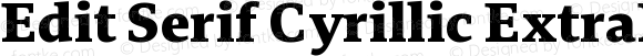 Edit Serif Cyrillic ExtraBold