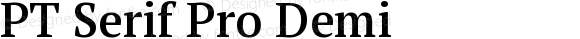 PT Serif Pro Demi