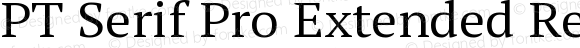 PT Serif Pro Extended