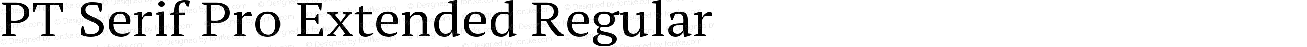 PT Serif Pro Extended