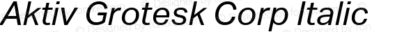 AktivGroteskCorp-Italic