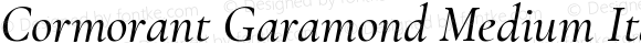 Cormorant Garamond Medium Italic