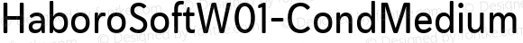HaboroSoftW01-CondMedium Regular