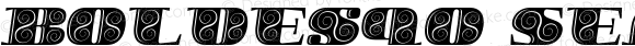 Boldesqo Serif 4F Decor Italic Bold