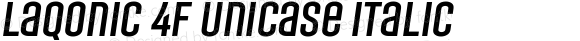 Laqonic 4F Unicase Italic