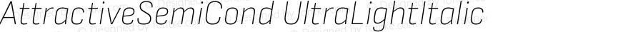 AttractiveSemiCond UltraLightItalic