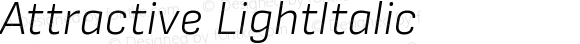 Attractive LightItalic