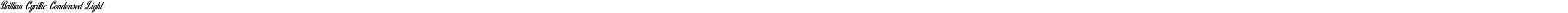 Brillian Cyrillic Condensed Light