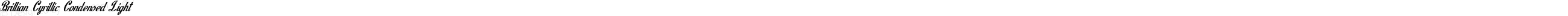 Brillian Cyrillic Condensed Light
