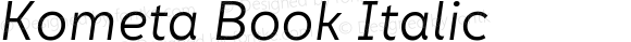 Kometa-BookItalic