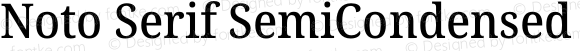 Noto Serif SemiCondensed Medium Regular