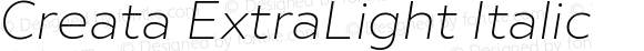 Creata-ExtraLightItalic