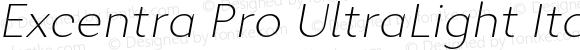 ExcentraPro-UltraLightItalic