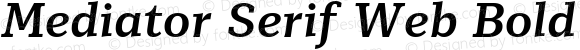 Mediator Serif Web Bold Italic