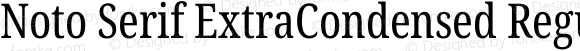 Noto Serif ExtraCondensed Regular