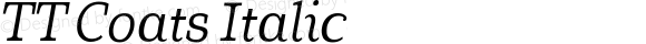 TT Coats Italic