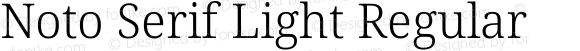 Noto Serif Light Regular