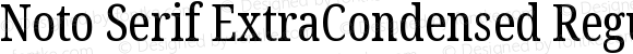 Noto Serif ExtraCondensed Regular