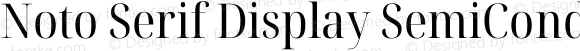 Noto Serif Display SemiCondensed Regular