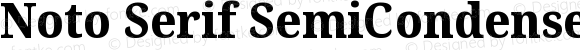 Noto Serif SemiCondensed ExtraBold Regular