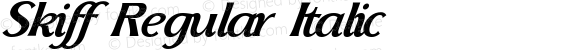 Skiff Regular Italic