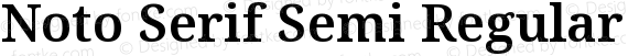 Noto Serif Semi Regular