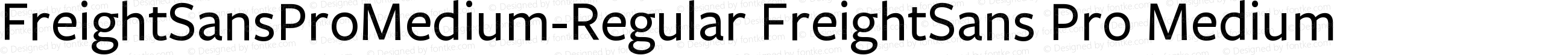 FreightSans Pro Medium