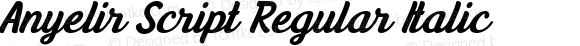 Anyelir Script Regular Italic