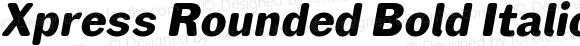 Xpress Rounded Bold Italic