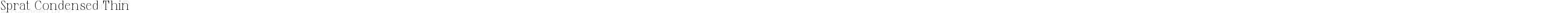 Sprat Condensed Thin