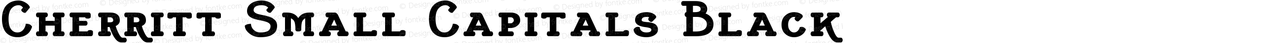 Cherritt Small Capitals Black
