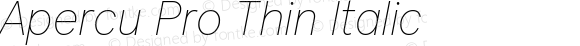 ApercuPro-ThinItalic