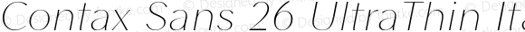 ContaxSans26-UltraThinItalic