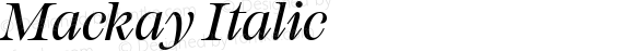 Mackay Italic