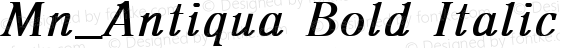 Mn_Antiqua Bold Italic