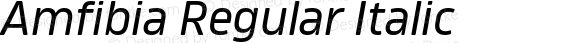 Amfibia Regular Italic