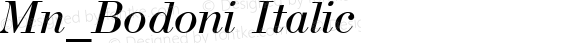 Mn_Bodoni Italic