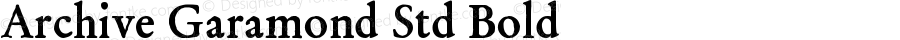 Archive Garamond Std Bold