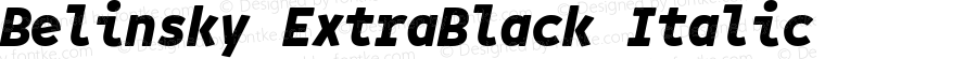 Belinsky-ExtraBlackItalic