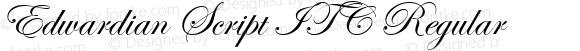 Edwardian Script ITC Regular