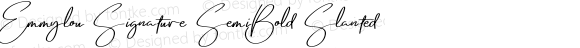 EmmylouSignature-SemiBoldSl