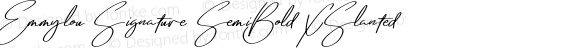 EmmylouSignature-SemiBoldXSl