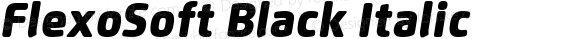 FlexoSoft Black Italic