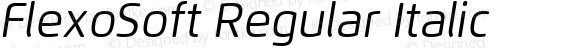 FlexoSoft Regular Italic